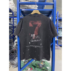 VTG T Shirts Men Creative Pure Cotton High-Street Fashion