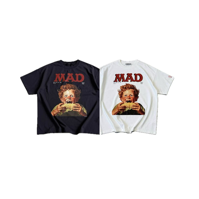 VTG T Shirts Men Creative Pure Cotton High-Street Fashion