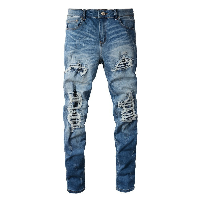 Men Trendy Jeans High-street trendy apparel