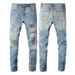 Men Trendy Jeans High-street trendy apparel