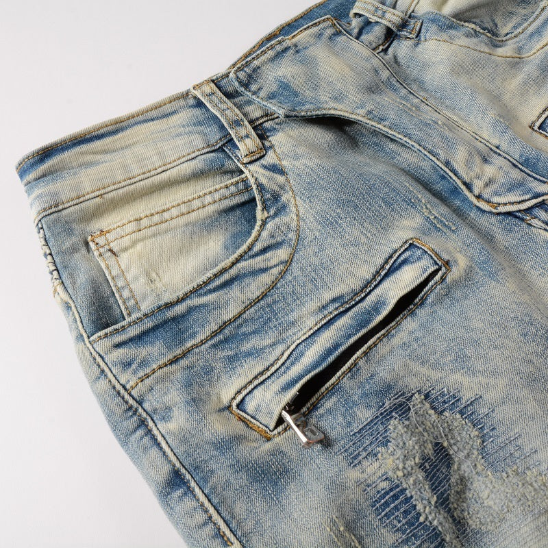 Men Trendy Jeans High-street trendy apparel