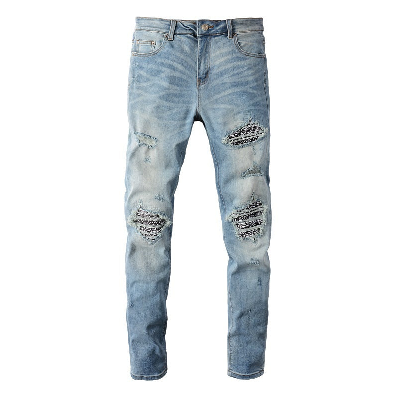 Men Trendy Jeans High-street trendy apparel