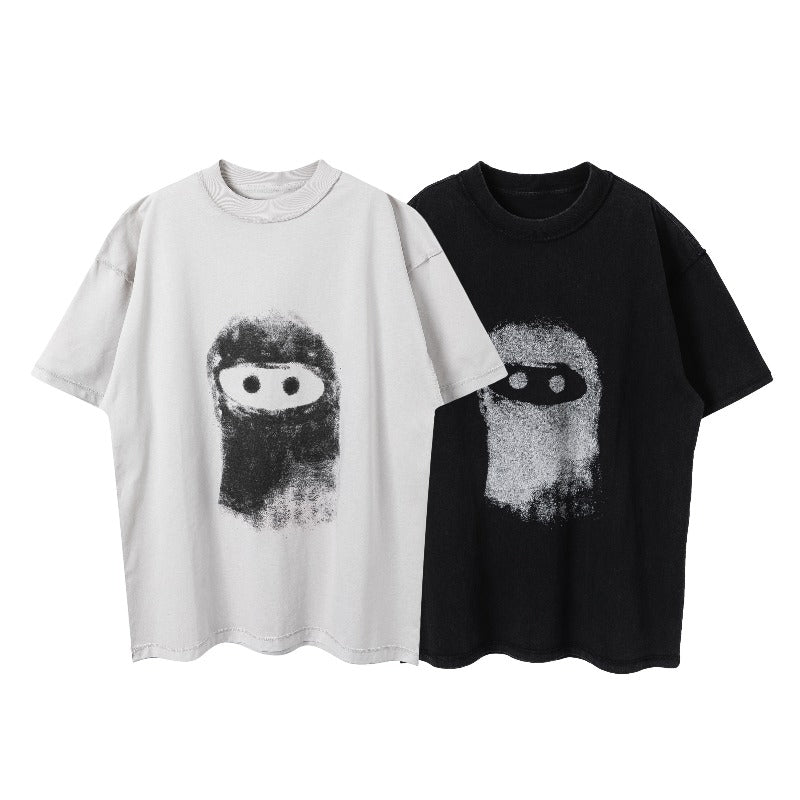 VTG T Shirts Men Creative Pure Cotton High-Street Fashion