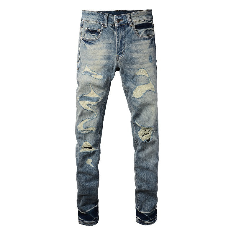 Men Trendy Jeans High-street trendy apparel
