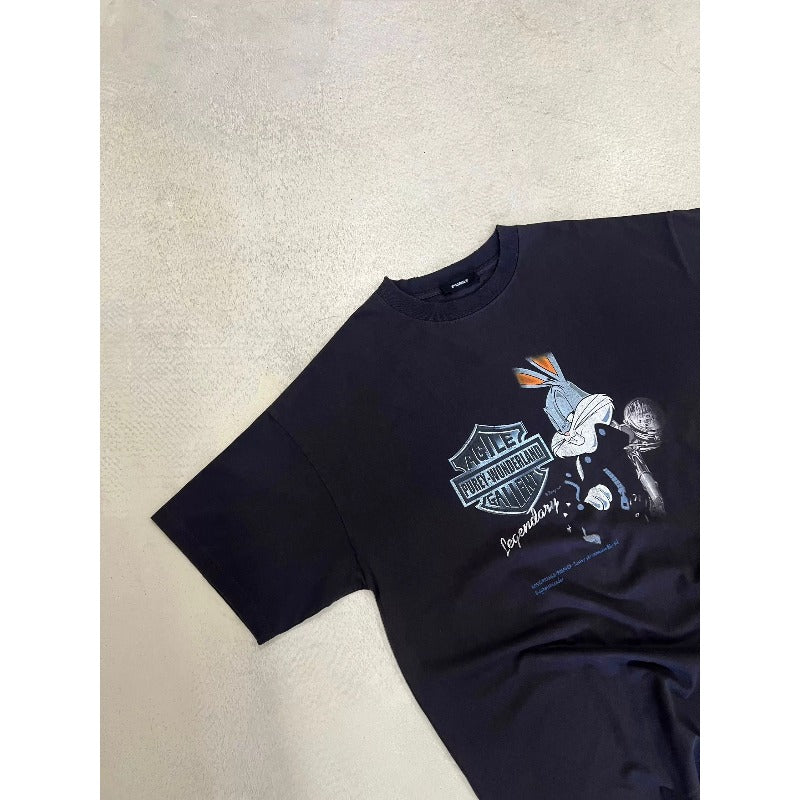 VTG T Shirts Men Creative Pure Cotton High-Street Fashion