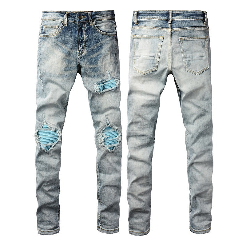 Men Trendy Jeans High-street trendy apparel