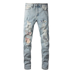 Men Trendy Jeans High-street trendy apparel