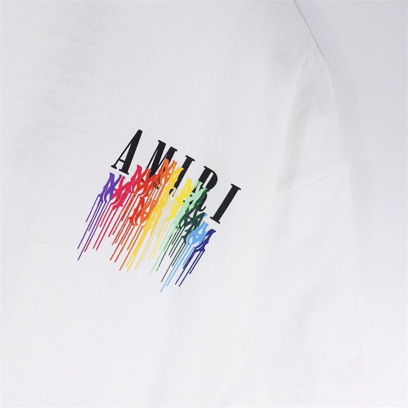 Amiri Fashion T-shirt And Shorts Suit