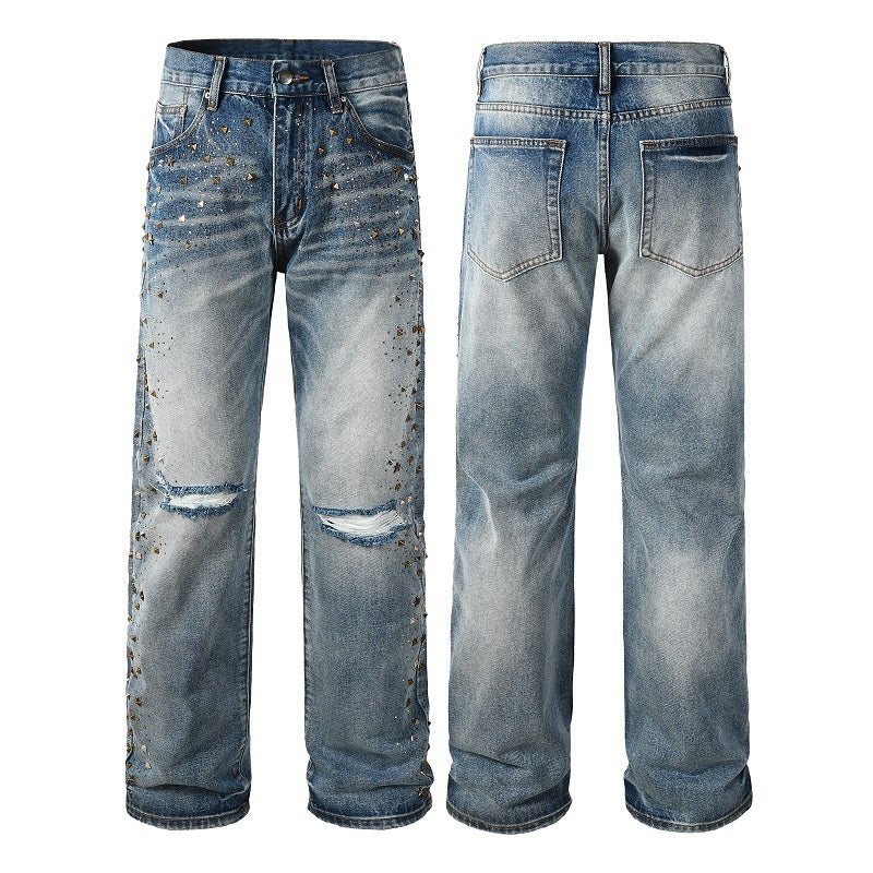 Men Trendy Jeans High-street trendy apparel