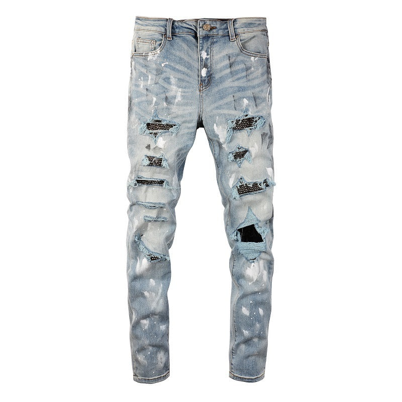 Men Trendy Jeans High-street trendy apparel