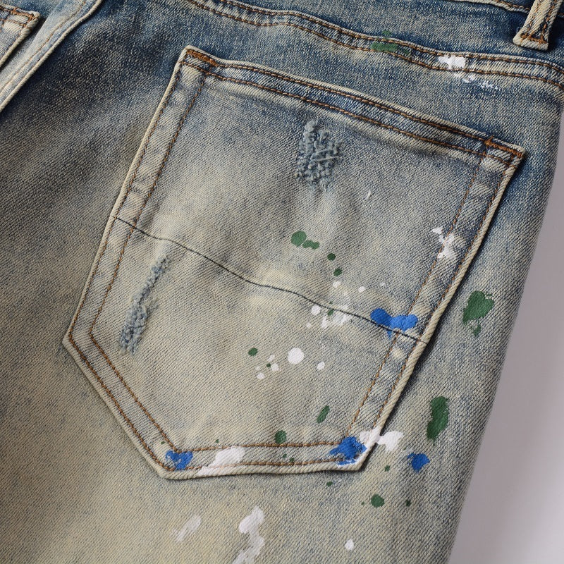 Men Trendy Jeans High-street trendy apparel