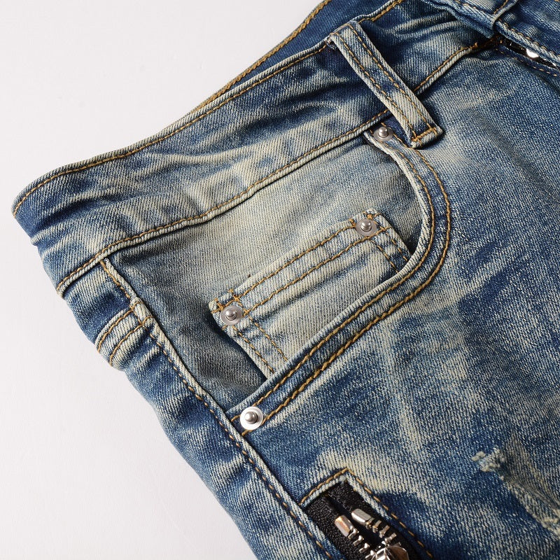 Men Trendy Jeans High-street trendy apparel