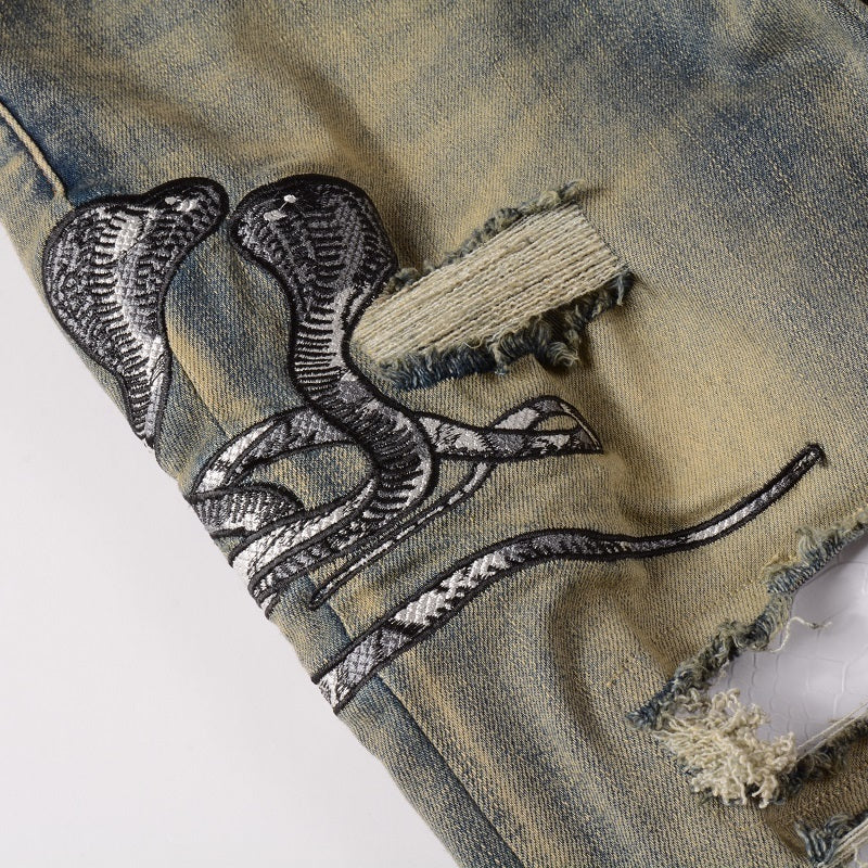 Men Trendy Jeans High-street trendy apparel