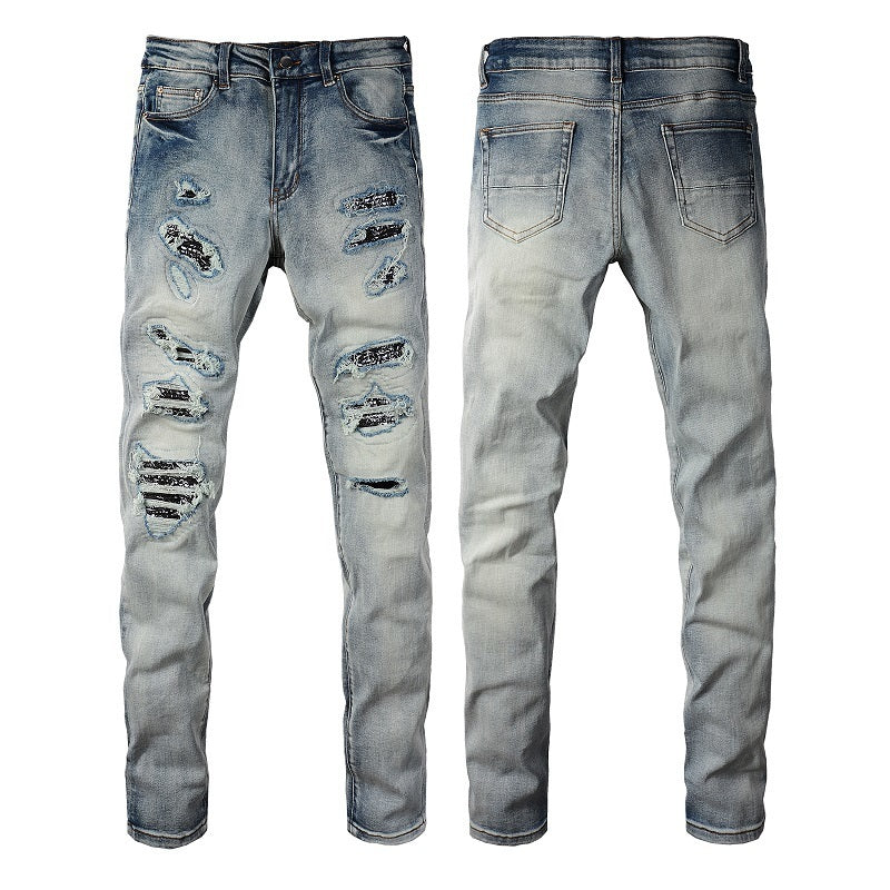 Men Trendy Jeans High-street trendy apparel