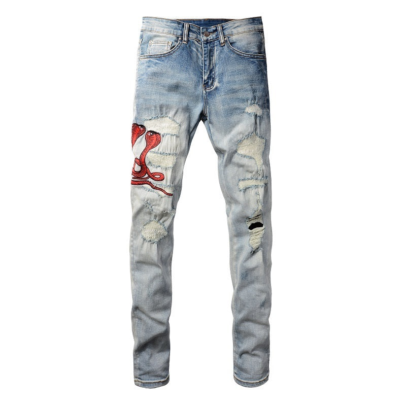 Men Trendy Jeans High-street trendy apparel