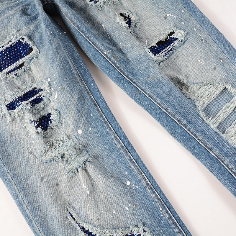 Men Trendy Jeans High-street trendy apparel