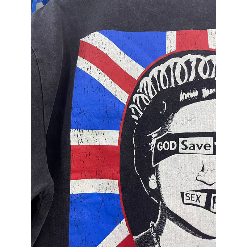 VTG T Shirts Men Creative Pure Cotton High-Street Fashion