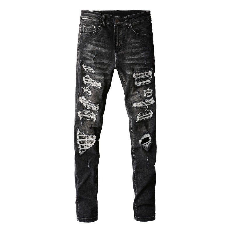 Men Trendy Jeans High-street trendy apparel