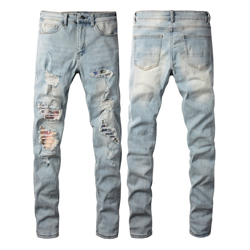 Men Trendy Jeans High-street trendy apparel