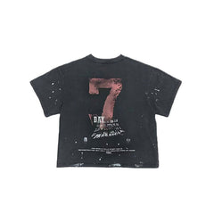 VTG T Shirts Men Creative Pure Cotton High-Street Fashion