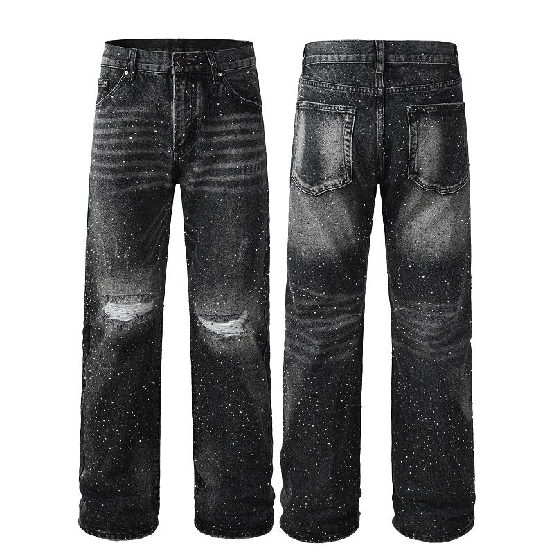 Men Trendy Jeans High-street trendy apparel