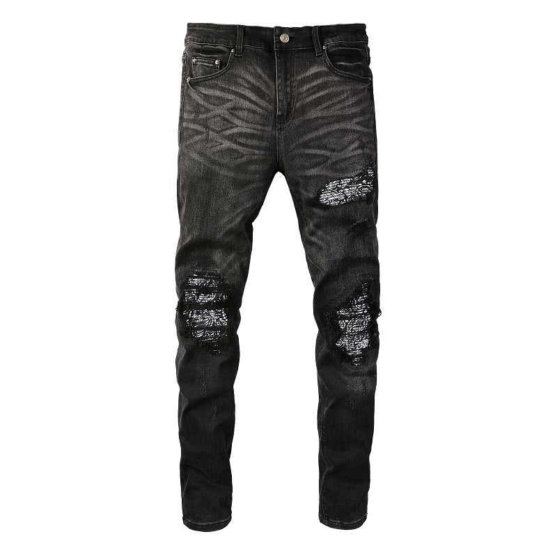 Men Trendy Jeans High-street trendy apparel