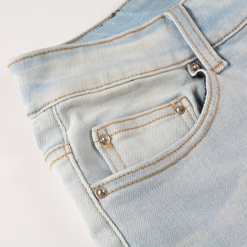 Men Trendy Jeans High-street trendy apparel