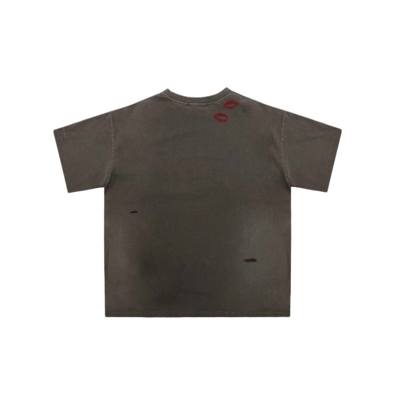 VTG T Shirts Men Creative Pure Cotton High-Street Fashion