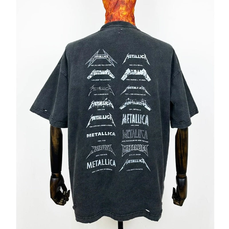VTG T Shirts Men Creative Pure Cotton High-Street Fashion