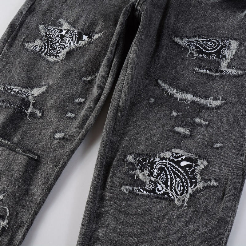 Men Trendy Jeans High-street trendy apparel