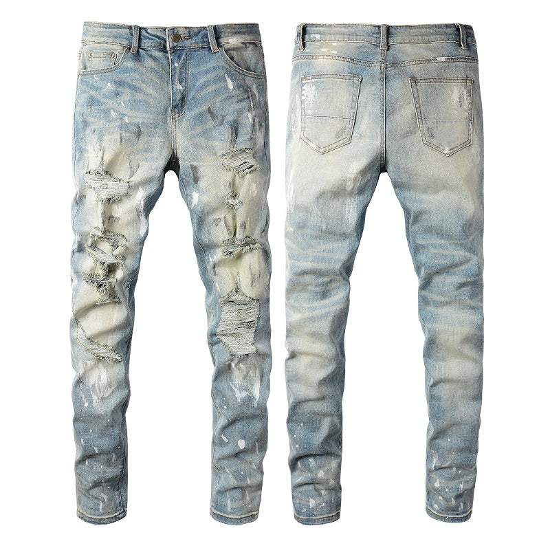Men Trendy Jeans High-street trendy apparel
