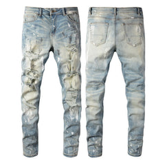 Men Trendy Jeans High-street trendy apparel