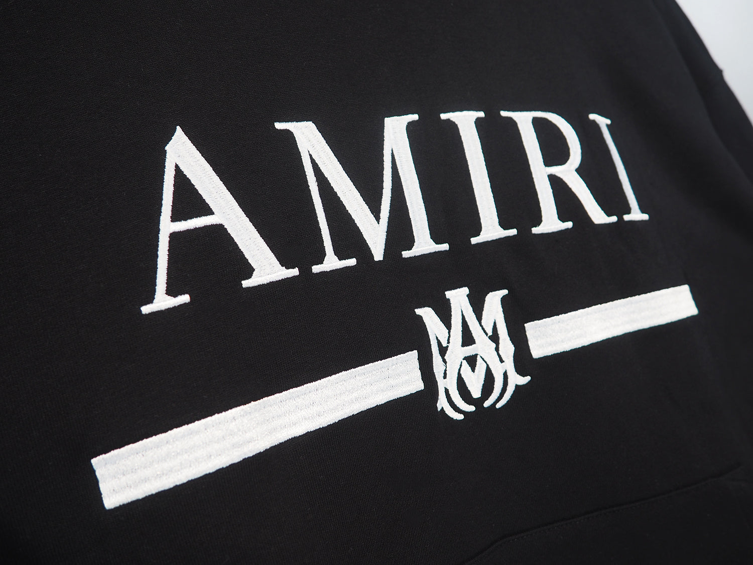 Amiri Fashion Hoodie Black