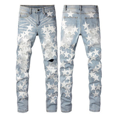 Men Trendy Jeans High-street trendy apparel