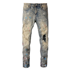 Men Trendy Jeans High-street trendy apparel