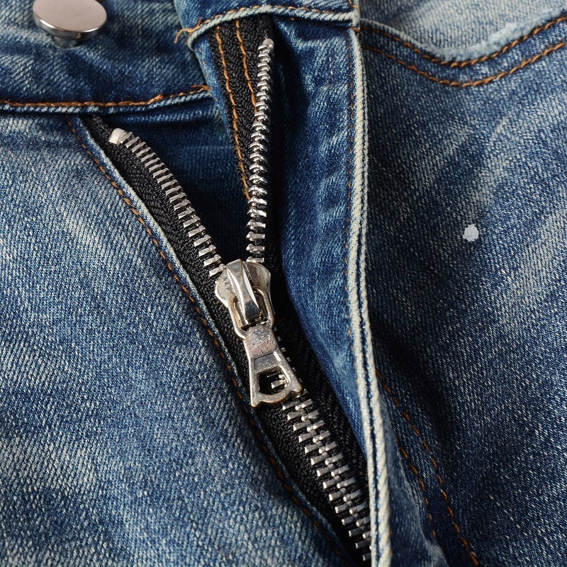 Men Trendy Jeans High-street trendy apparel