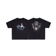 VTG T Shirts Men Creative Pure Cotton High-Street Fashion