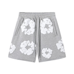 Denim Tears Cotton Wreath Shorts - Grey
