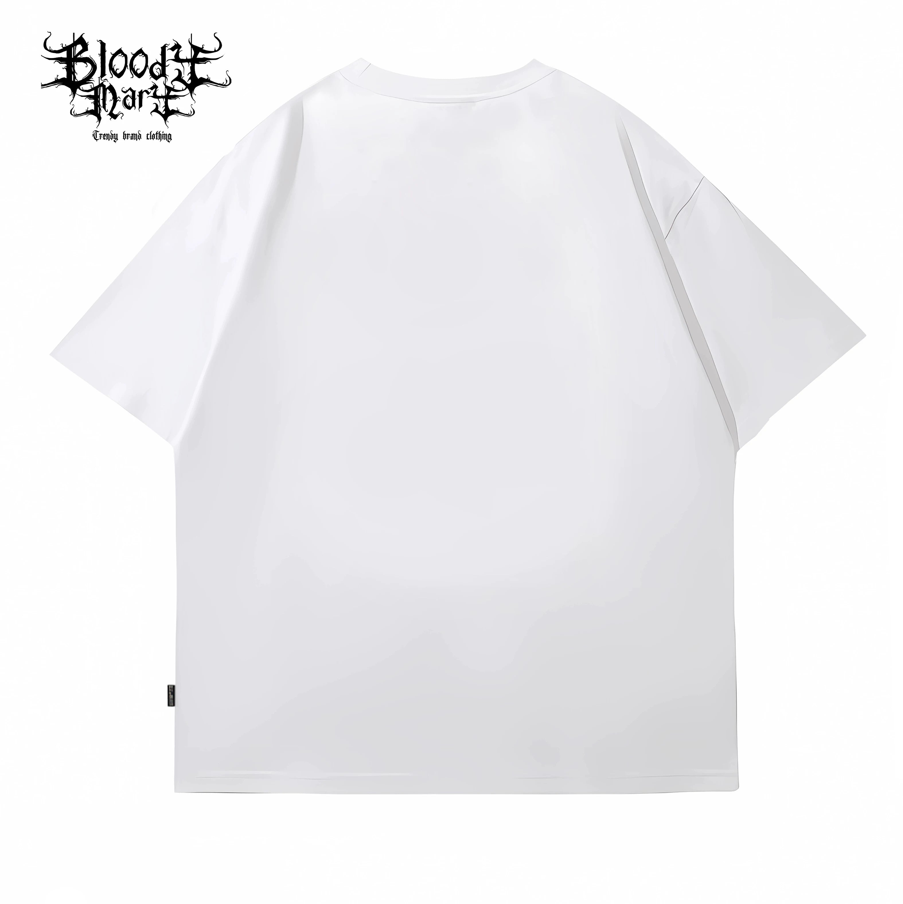 Solid color trendy brand loose T black short sleeved T-shirt for men, versatile, breathable and comfortable, drop shoulder sleeve top, heavyweight pure cotton 280G