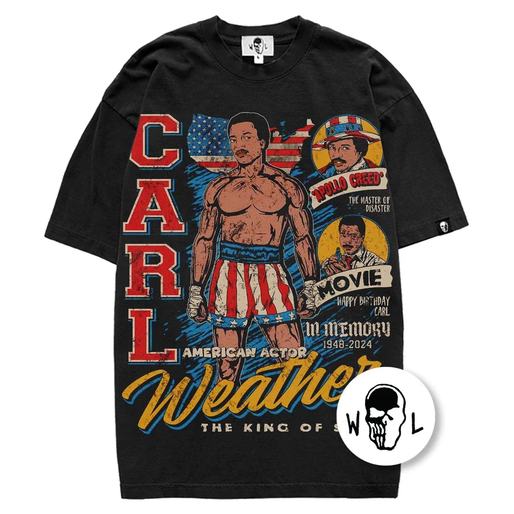 Warren Lotas Carl Weathers Tribute T-Shirt - Black