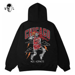 Warren Lotas Chicago Red Legend Hoodie - Black