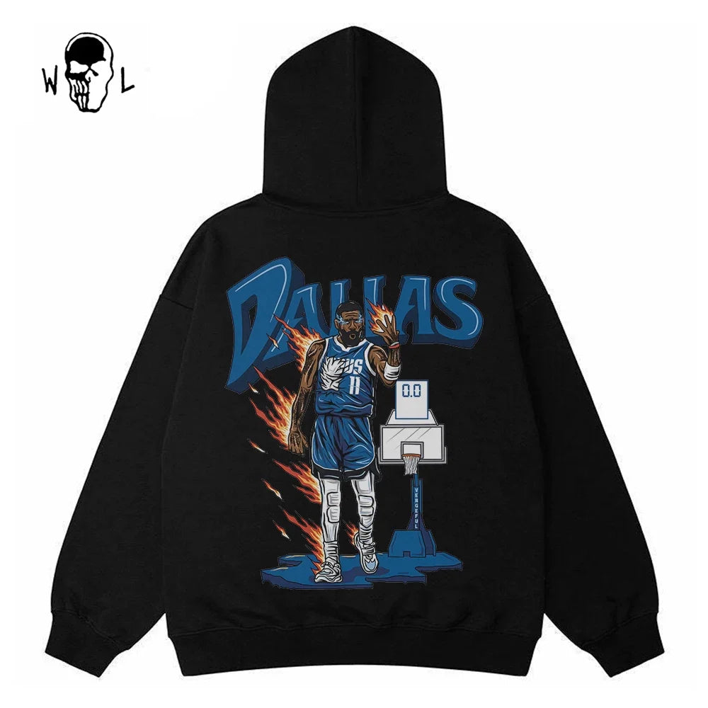 Warren Lotas Dallas #11 Court Shooting Hoodie - Black