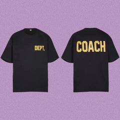 Gallery Dept. x Coach Short Sleeve T-Shirt - Black/Yellow