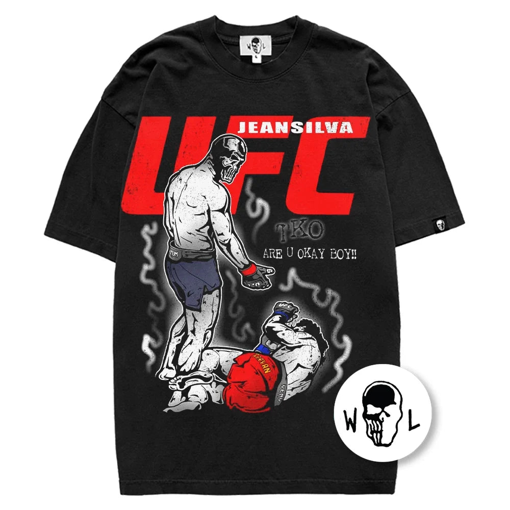 Warren Lotas Jean Silva UFC Fight T-Shirt - Black