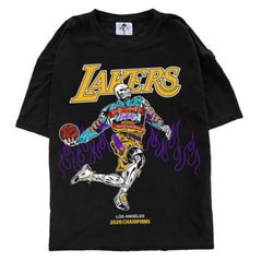 Warren Lotas Los Angeles Lakers 2020 Champions T-Shirt - Black