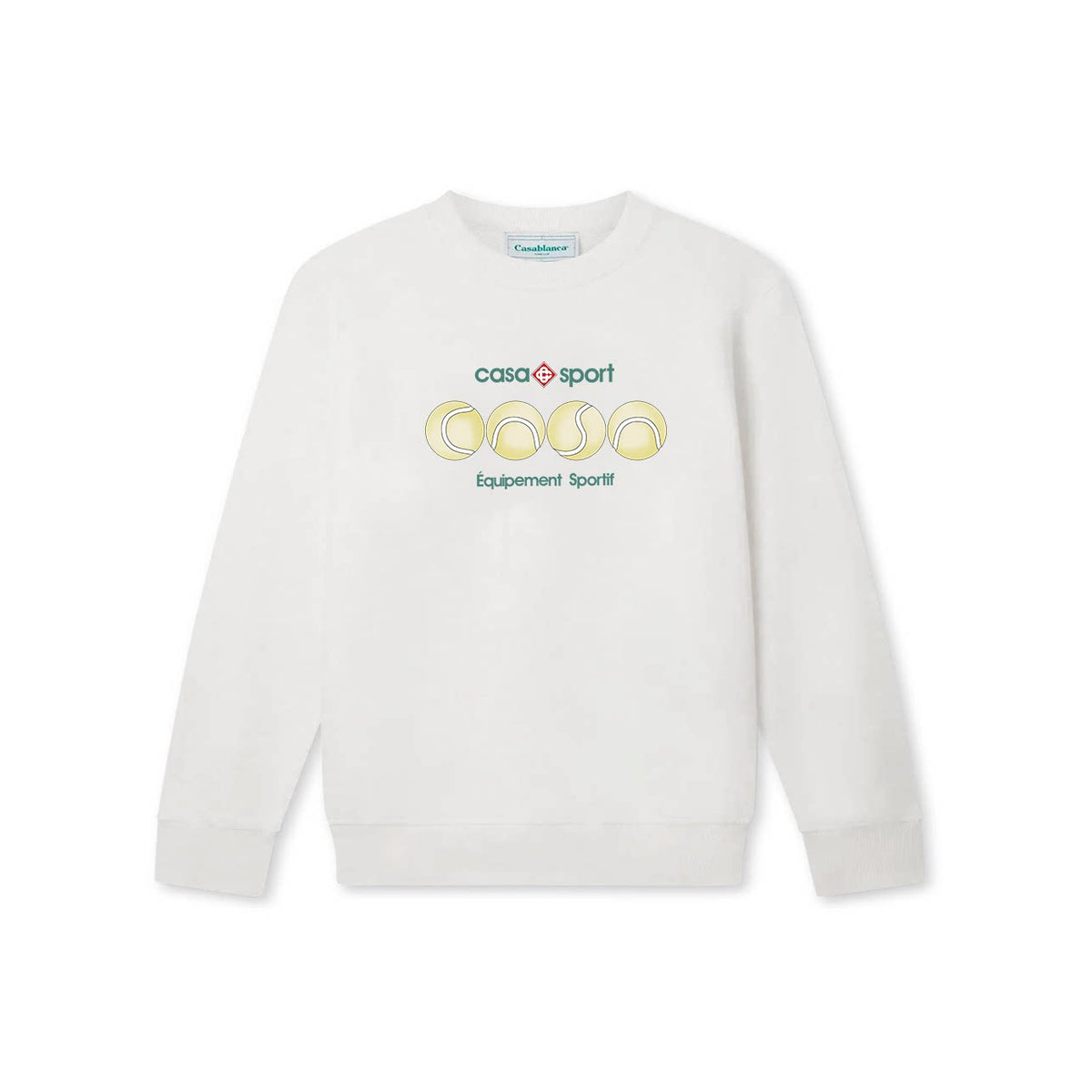 Casablanca Casa Sport Medallion Graphic Sweatshirt - White