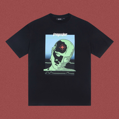 Trapstar Cyberpunk Target Head Graphic Tee - Black