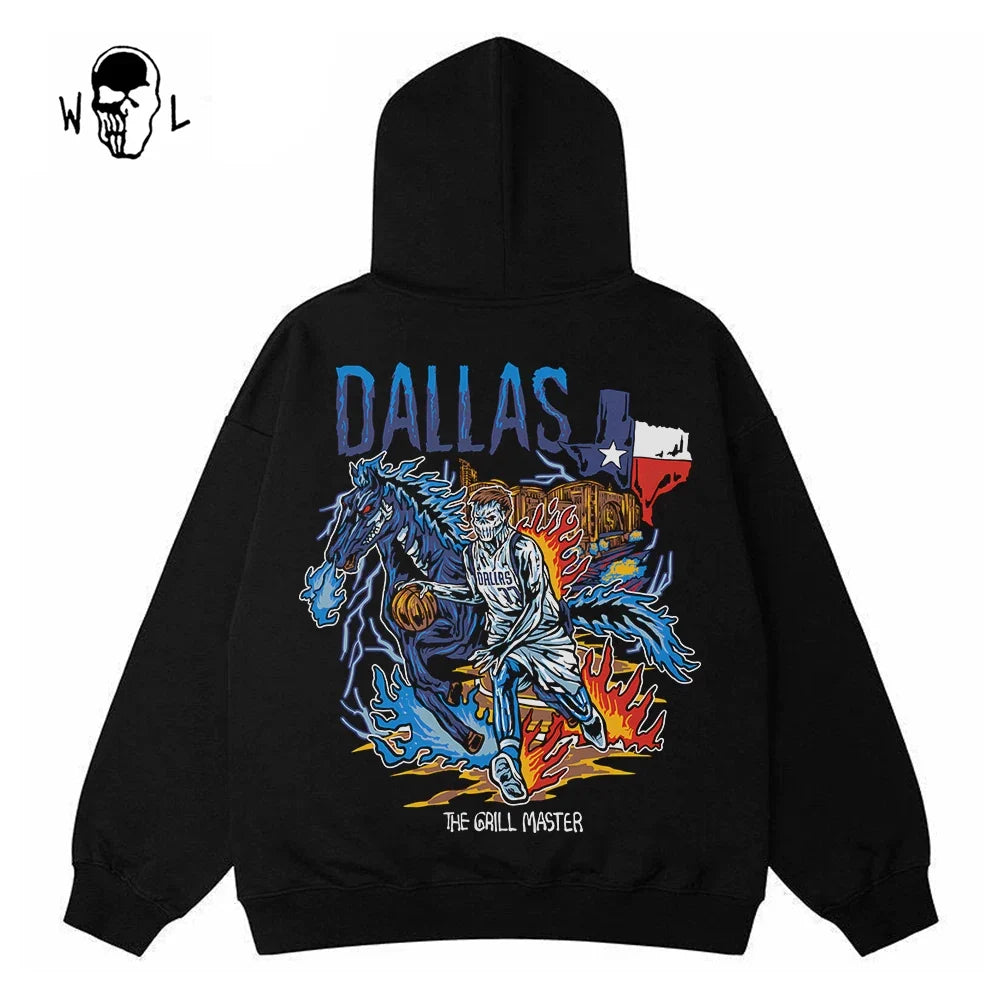 Warren Lotas Dallas The Grill Master Hoodie - Black