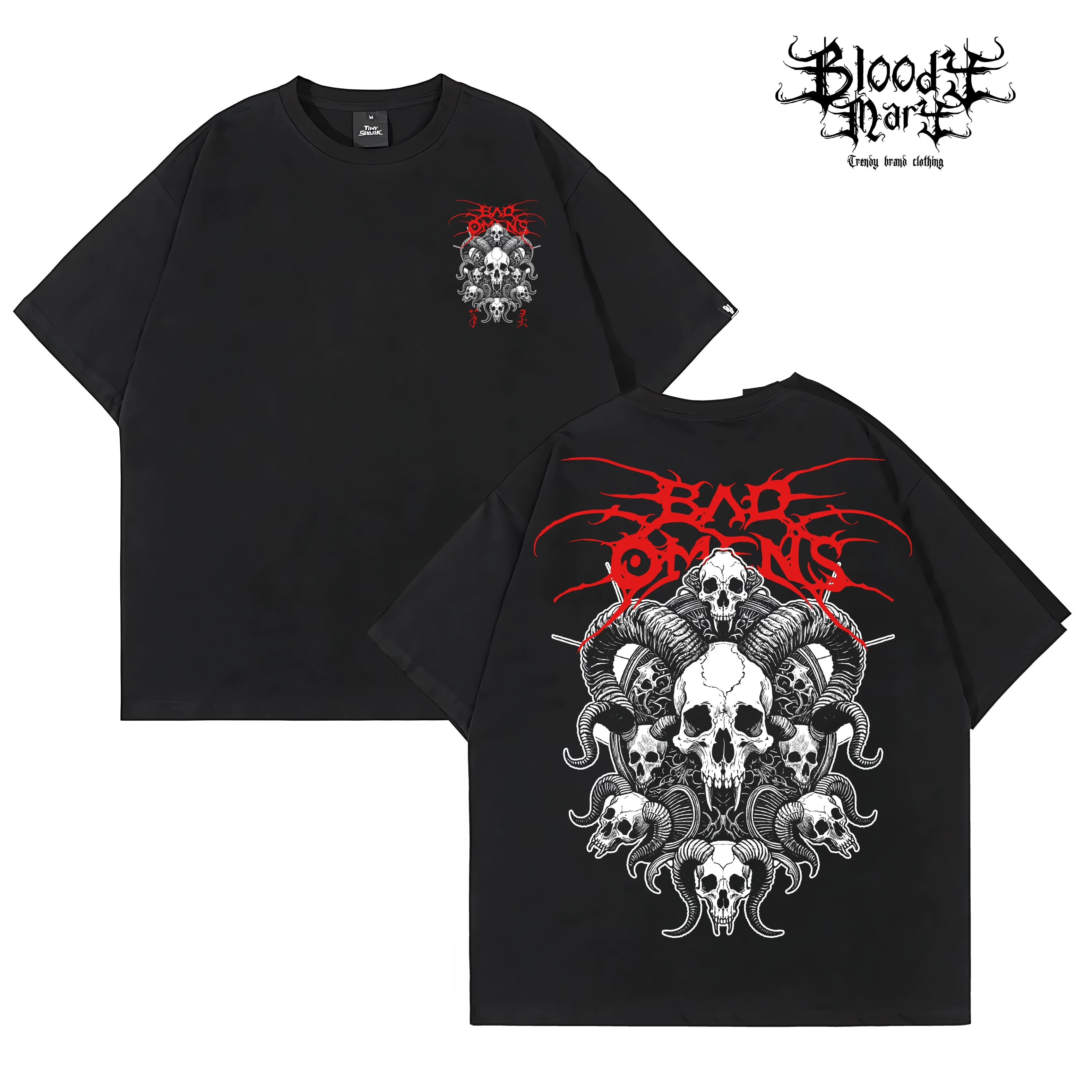 American street Chicano floral font short sleeved loose cotton heavyweight niche hip-hop tattoo artist trendy T-shirt