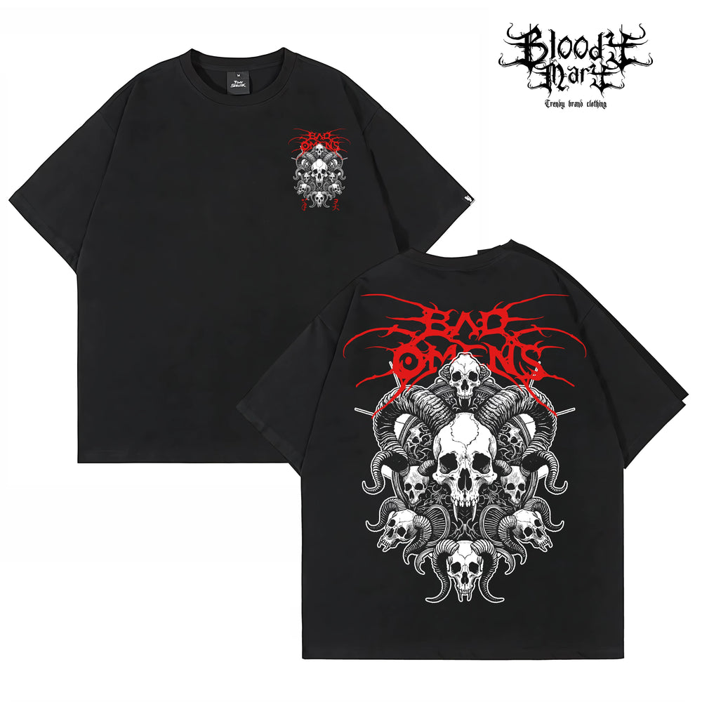American street Chicano floral font short sleeved loose cotton heavyweight niche hip-hop tattoo artist trendy T-shirt